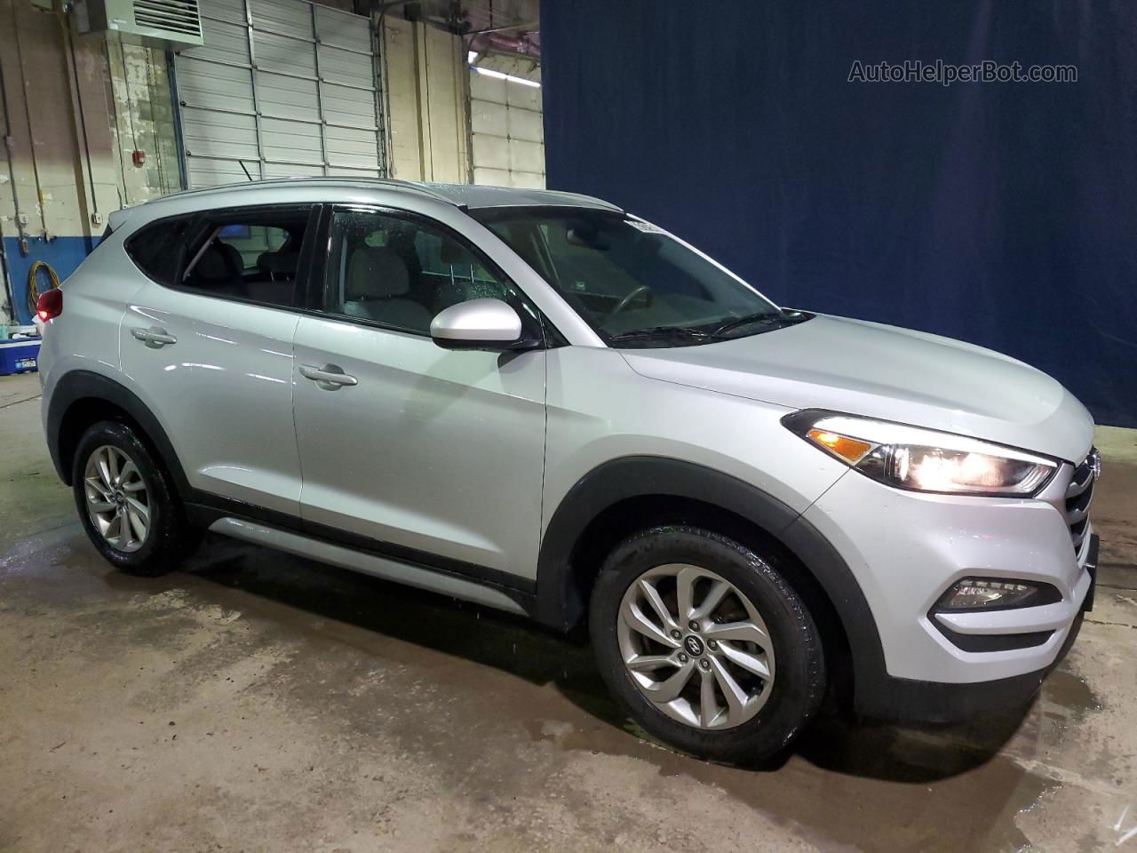 2017 Hyundai Tucson Limited Silver vin: KM8J33A49HU361290