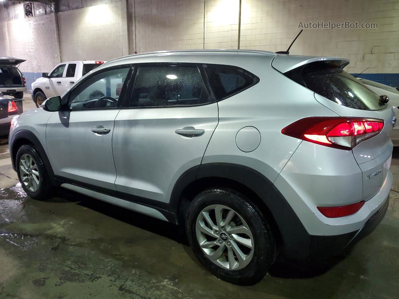 2017 Hyundai Tucson Limited Silver vin: KM8J33A49HU361290