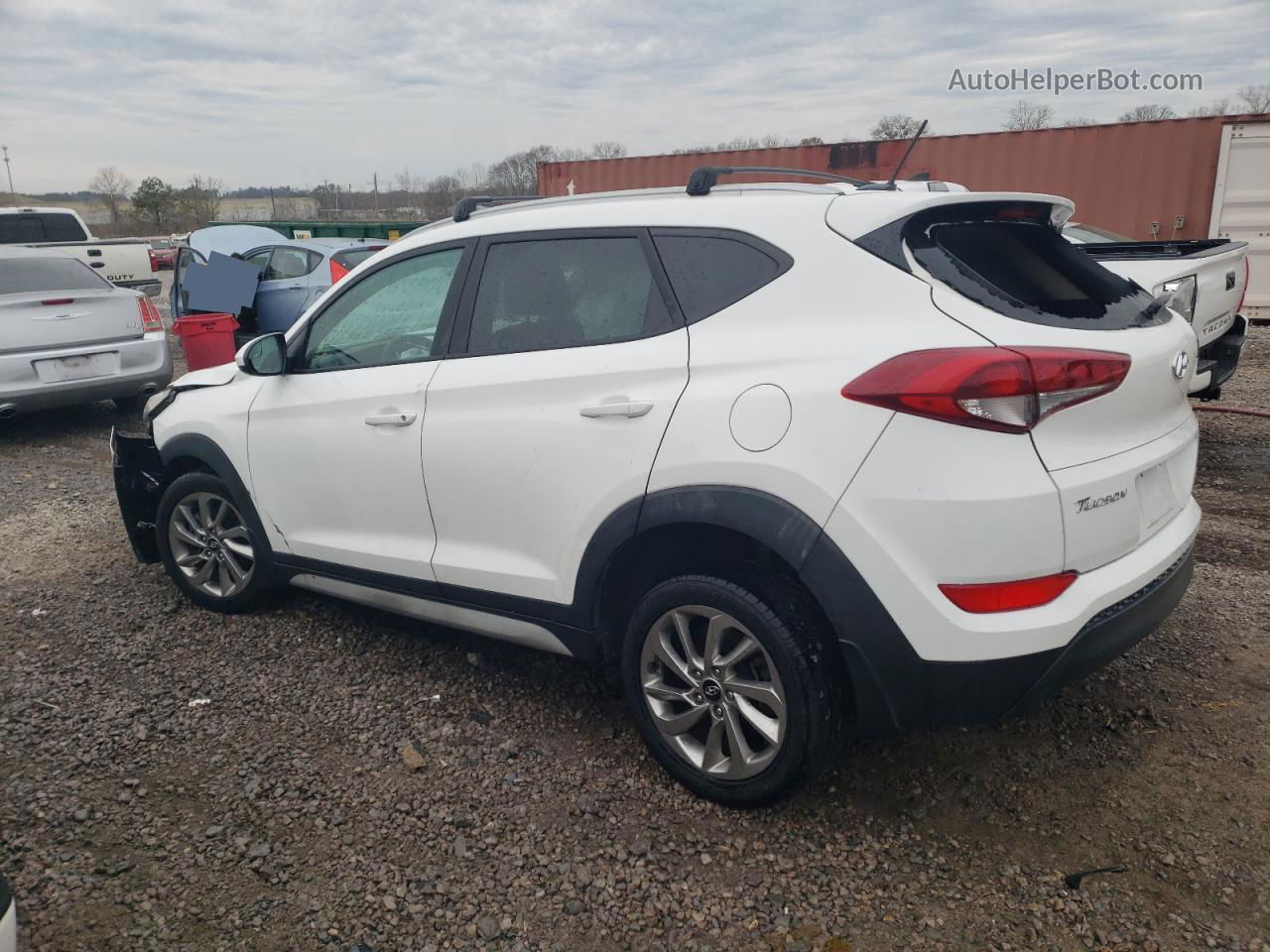 2017 Hyundai Tucson Limited Белый vin: KM8J33A49HU410939