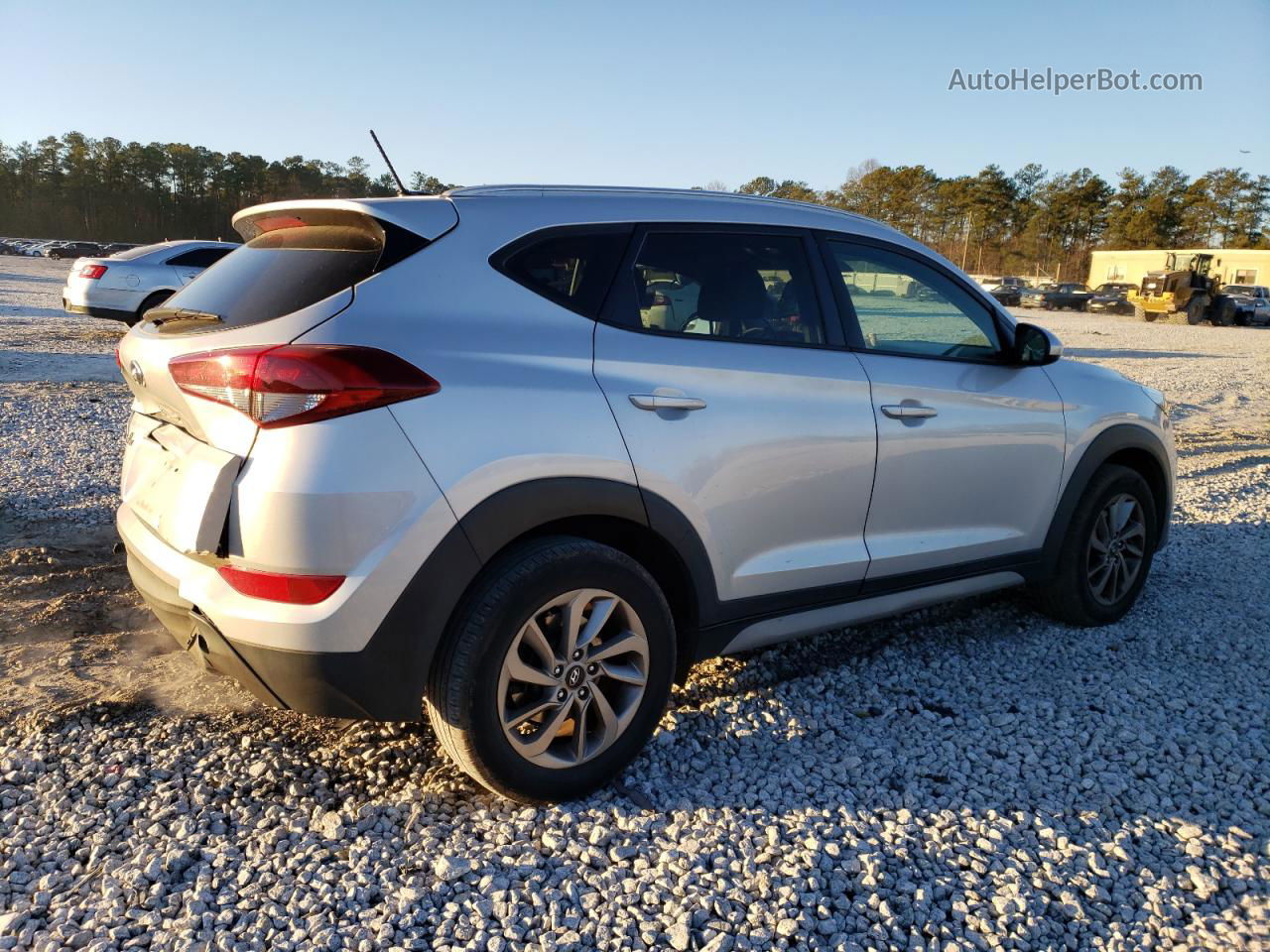 2017 Hyundai Tucson Limited Silver vin: KM8J33A49HU584686