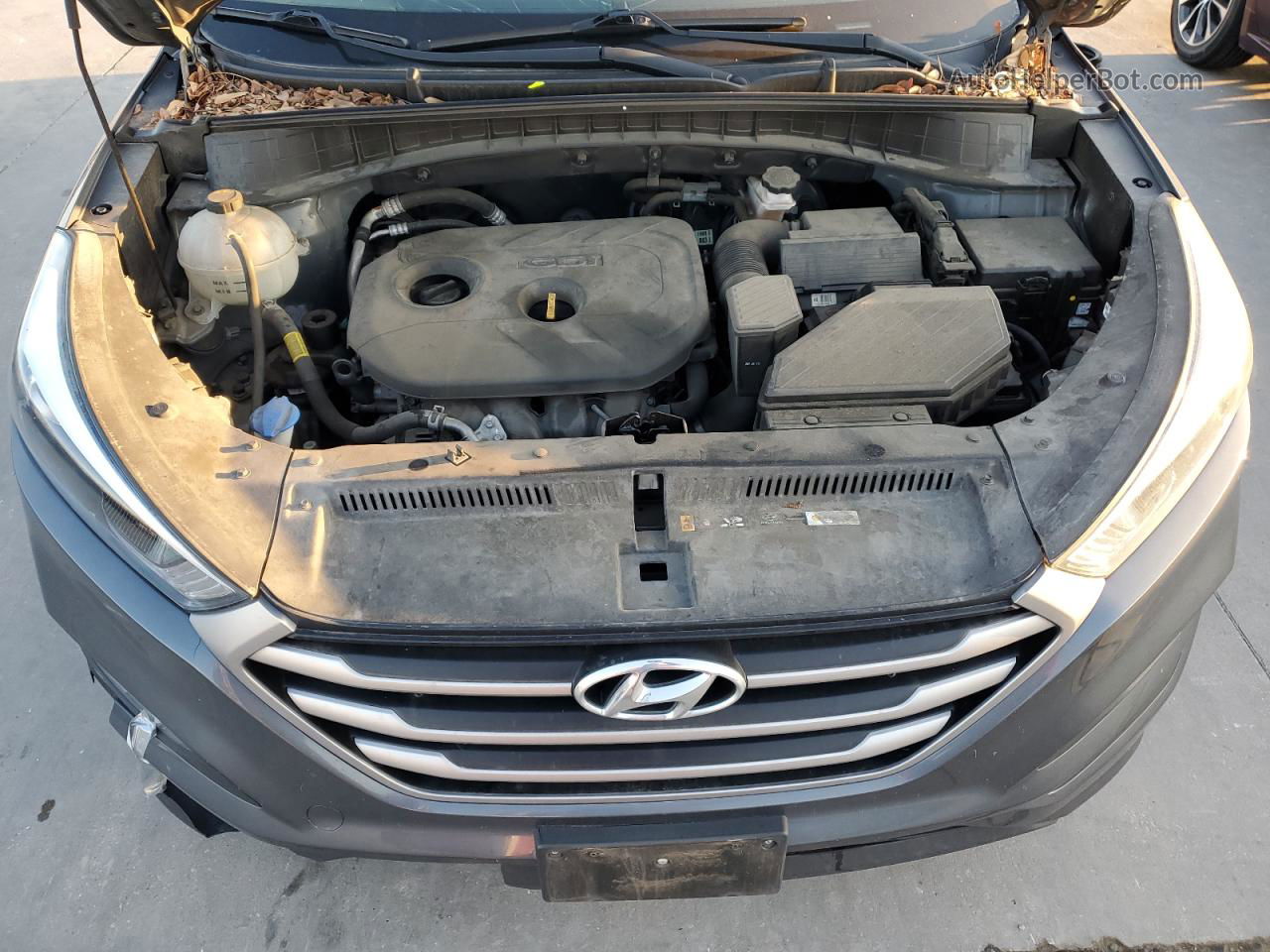 2018 Hyundai Tucson Sel Gray vin: KM8J33A49JU600844