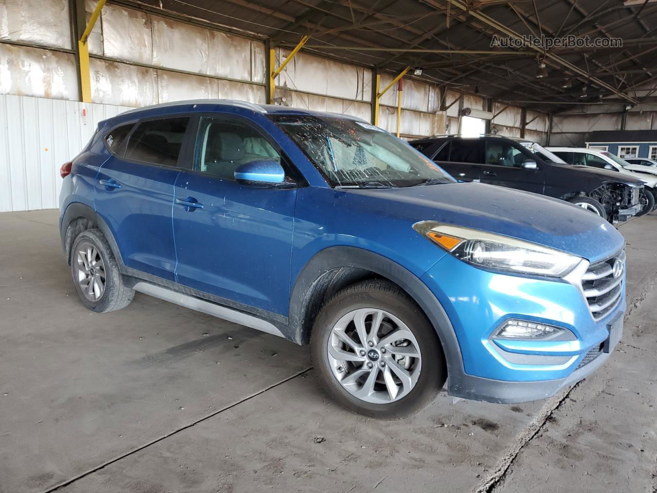 2018 Hyundai Tucson Sel Blue vin: KM8J33A49JU621760