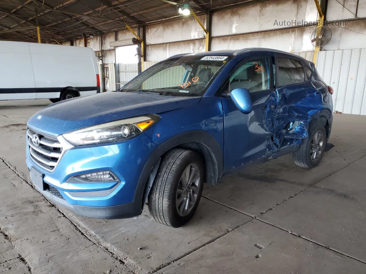 2018 Hyundai Tucson Sel Blue vin: KM8J33A49JU621760