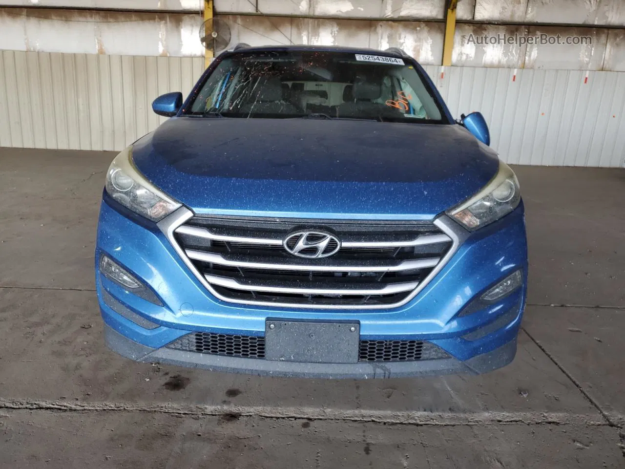 2018 Hyundai Tucson Sel Синий vin: KM8J33A49JU621760