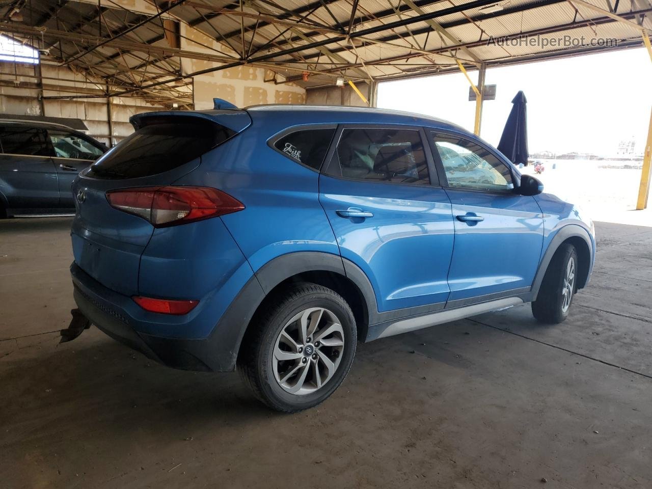 2018 Hyundai Tucson Sel Синий vin: KM8J33A49JU621760