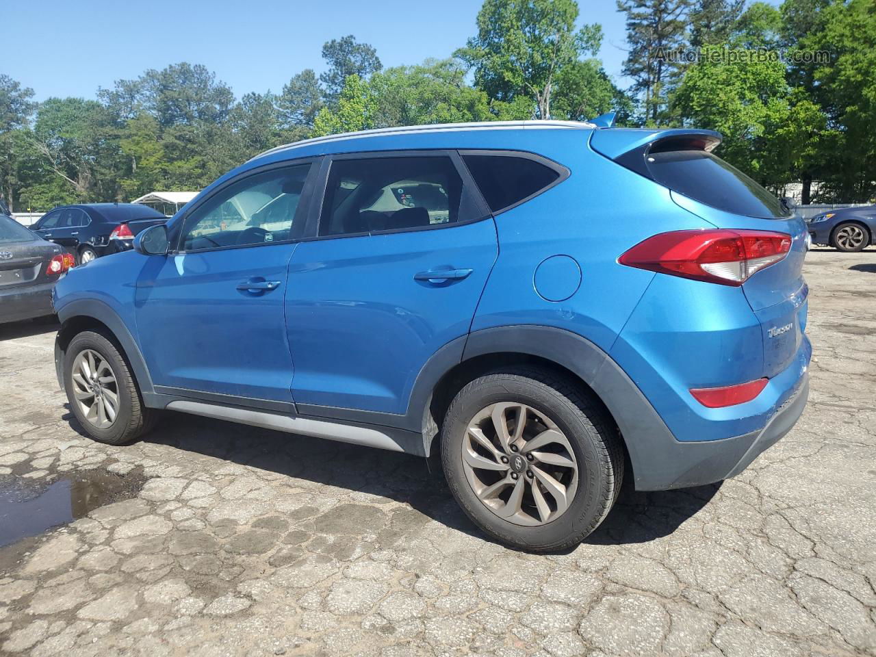 2018 Hyundai Tucson Sel Blue vin: KM8J33A49JU662017