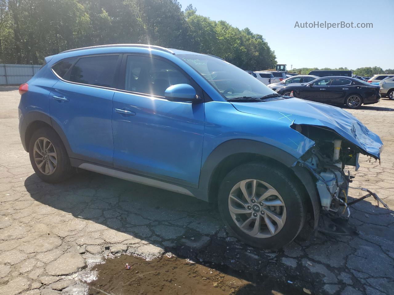 2018 Hyundai Tucson Sel Blue vin: KM8J33A49JU662017