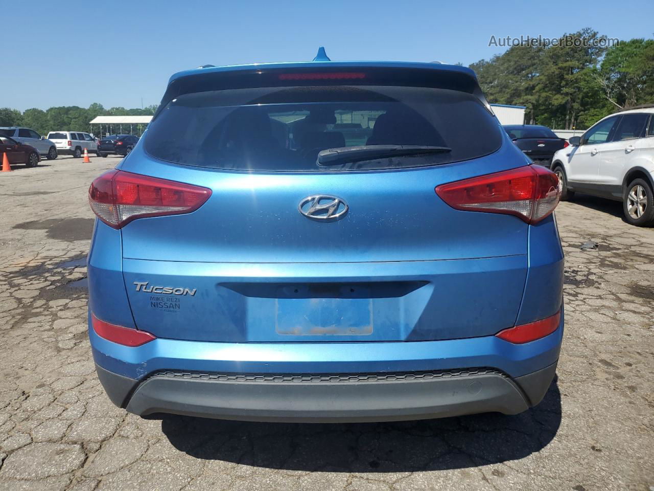 2018 Hyundai Tucson Sel Blue vin: KM8J33A49JU662017