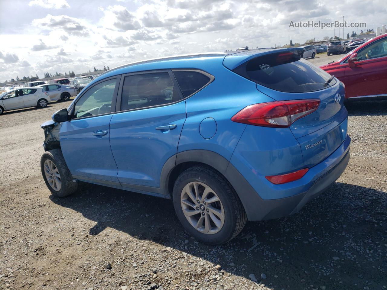 2016 Hyundai Tucson Limited Blue vin: KM8J33A4XGU072398