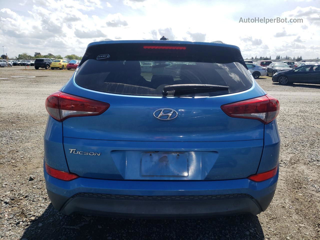 2016 Hyundai Tucson Limited Blue vin: KM8J33A4XGU072398