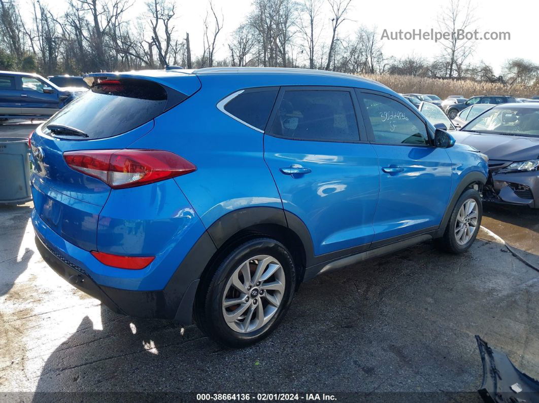 2016 Hyundai Tucson Se Blue vin: KM8J33A4XGU114388