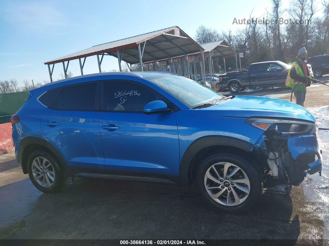 2016 Hyundai Tucson Se Blue vin: KM8J33A4XGU114388