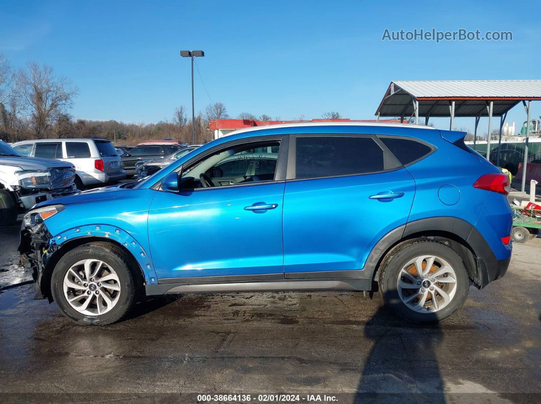 2016 Hyundai Tucson Se Blue vin: KM8J33A4XGU114388