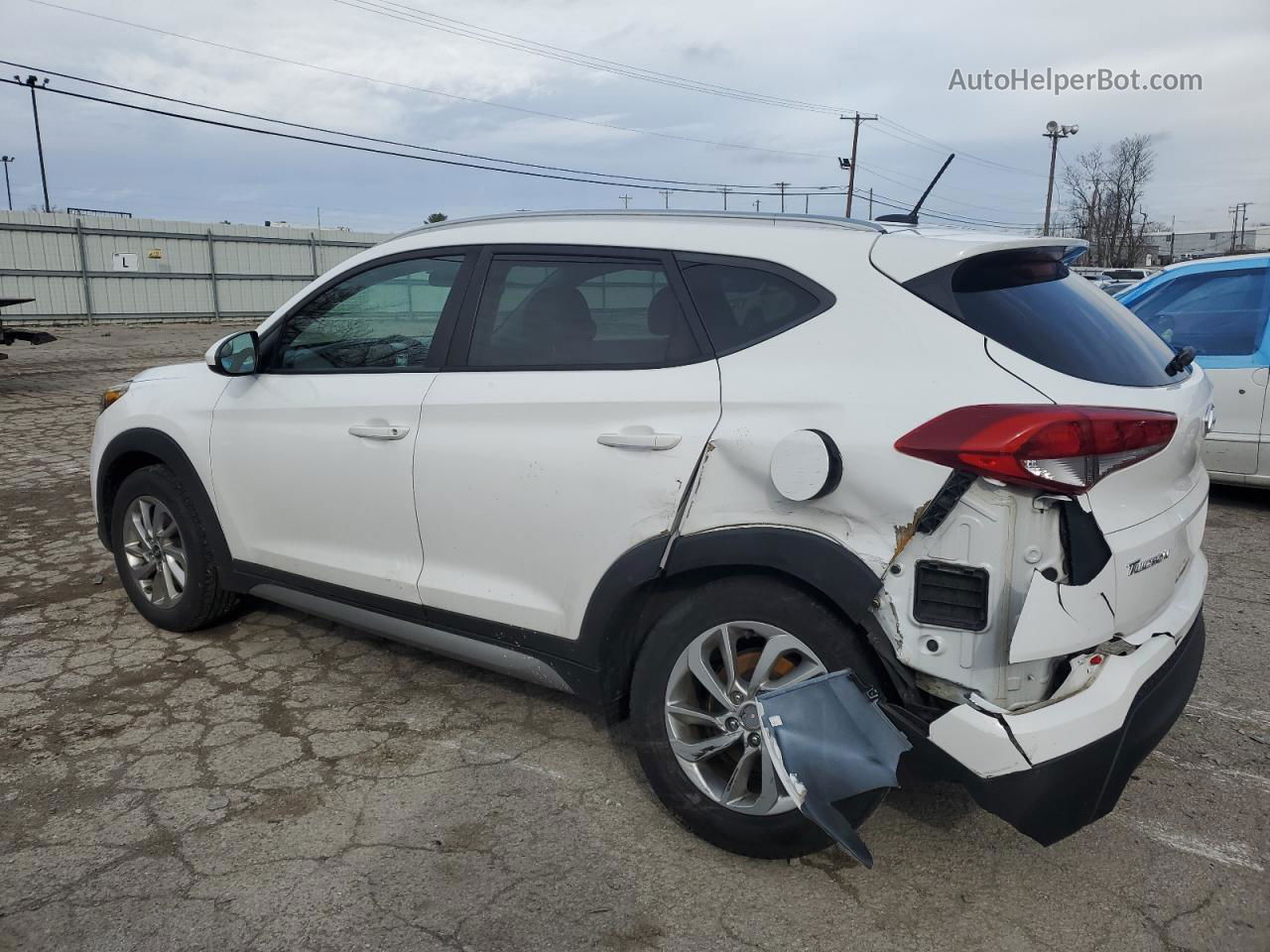 2017 Hyundai Tucson Limited White vin: KM8J33A4XHU277933