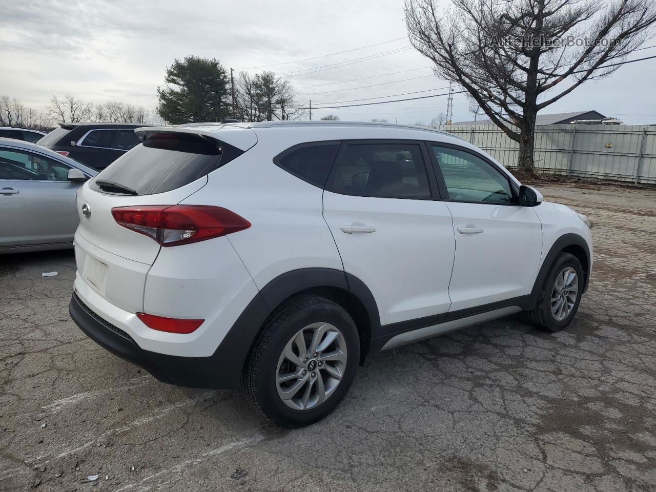 2017 Hyundai Tucson Limited White vin: KM8J33A4XHU277933