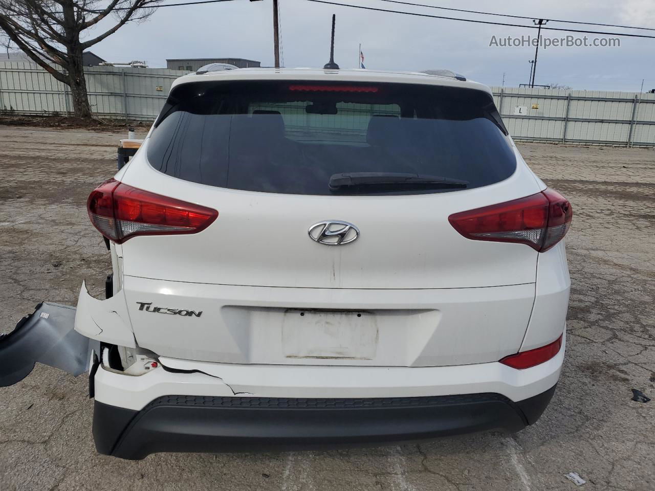 2017 Hyundai Tucson Limited White vin: KM8J33A4XHU277933