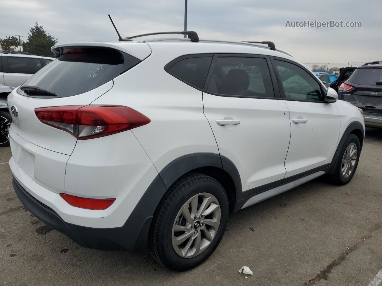 2017 Hyundai Tucson Limited White vin: KM8J33A4XHU458840