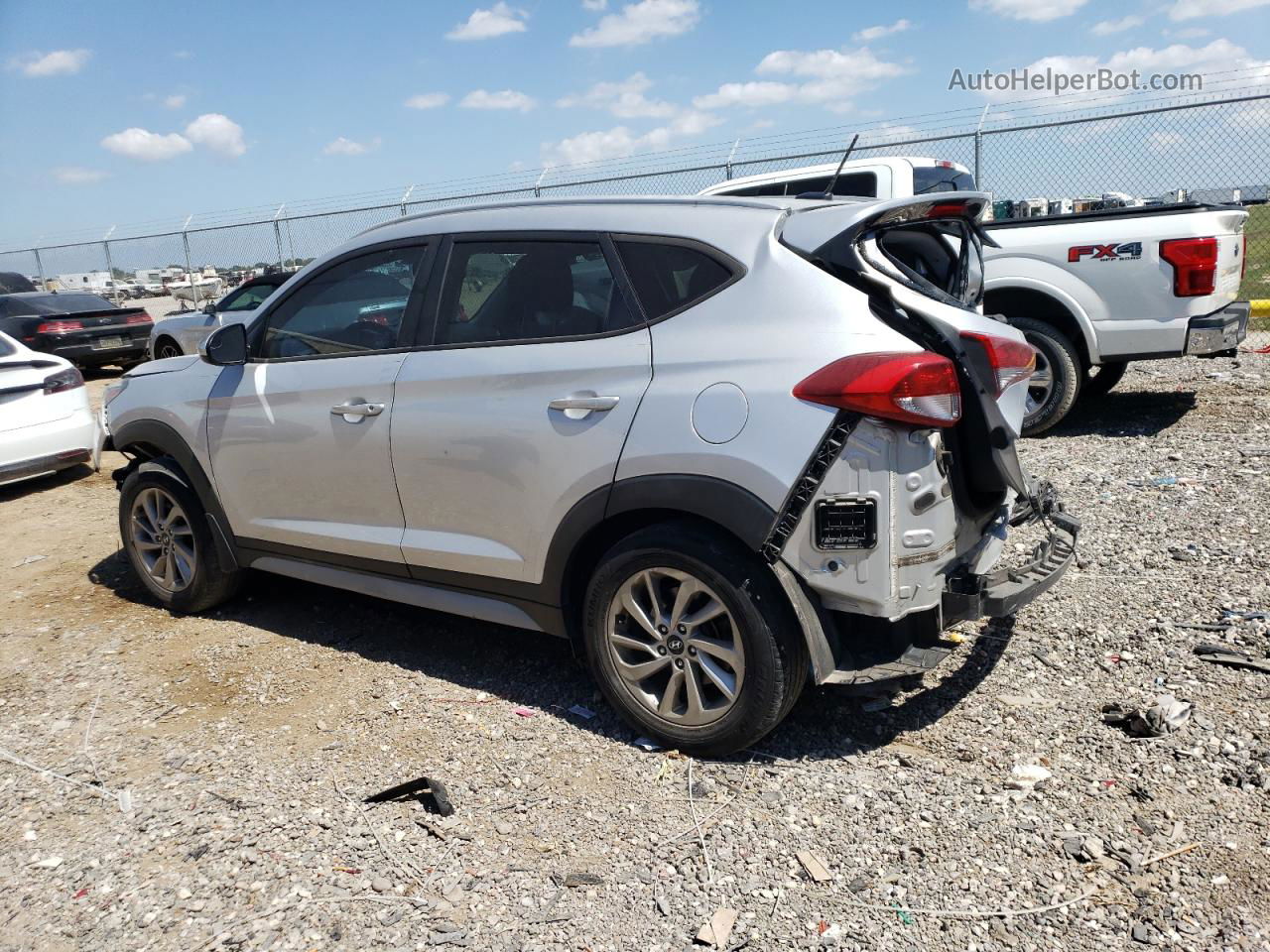 2017 Hyundai Tucson Limited Silver vin: KM8J33A4XHU469868