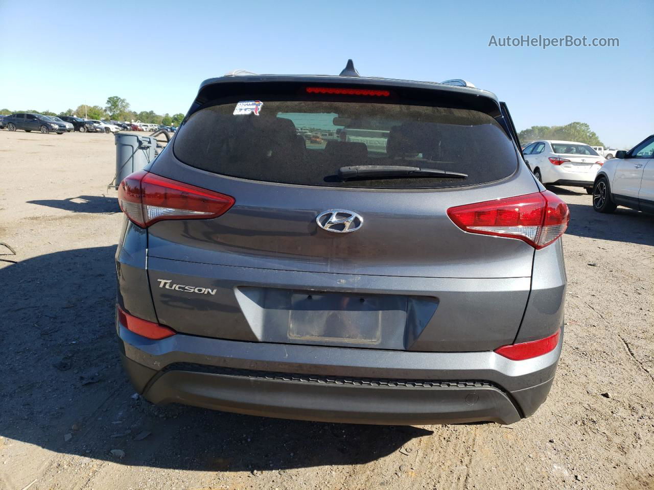 2018 Hyundai Tucson Sel Gray vin: KM8J33A4XJU610427