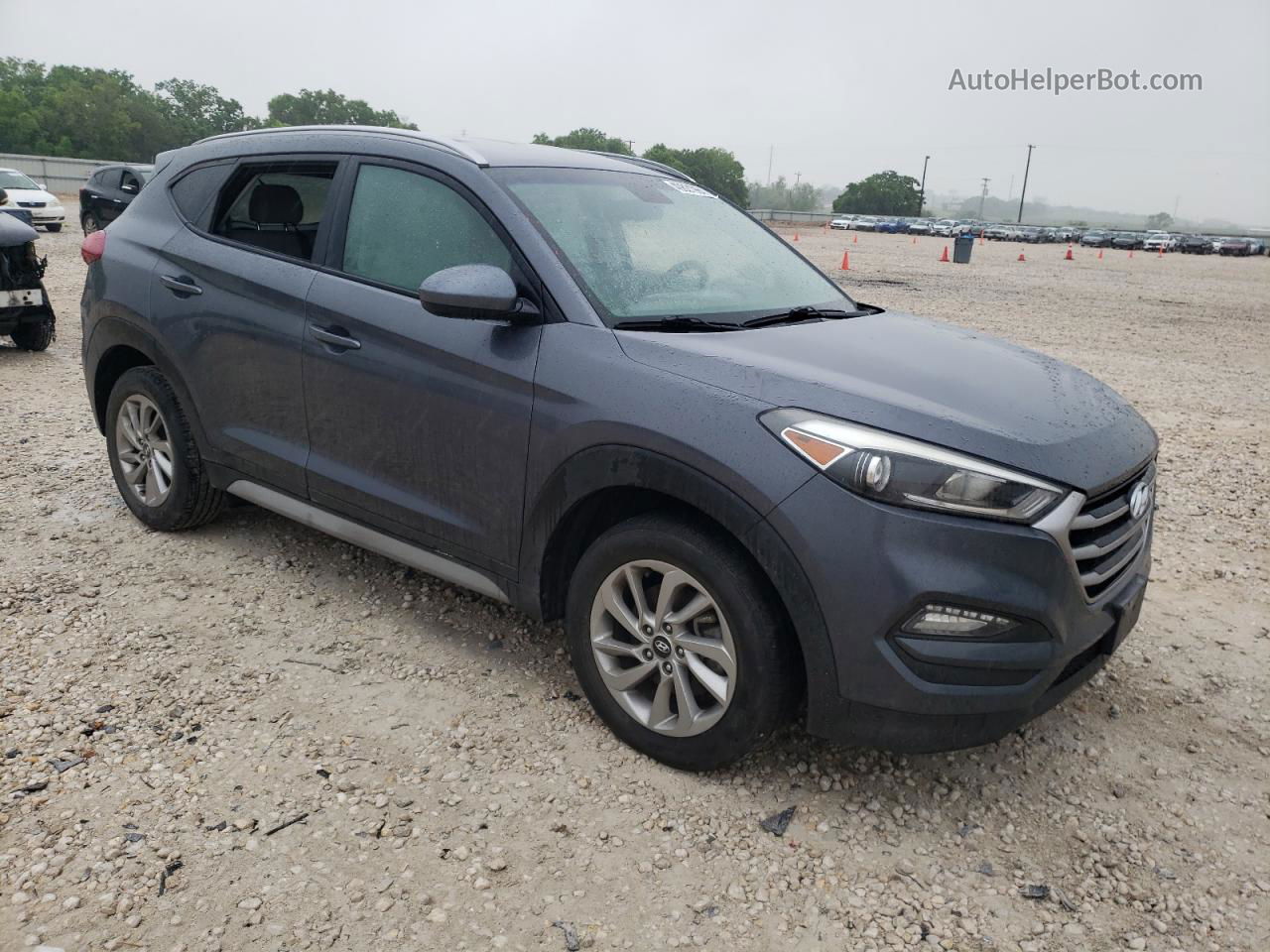 2018 Hyundai Tucson Sel Gray vin: KM8J33A4XJU621797