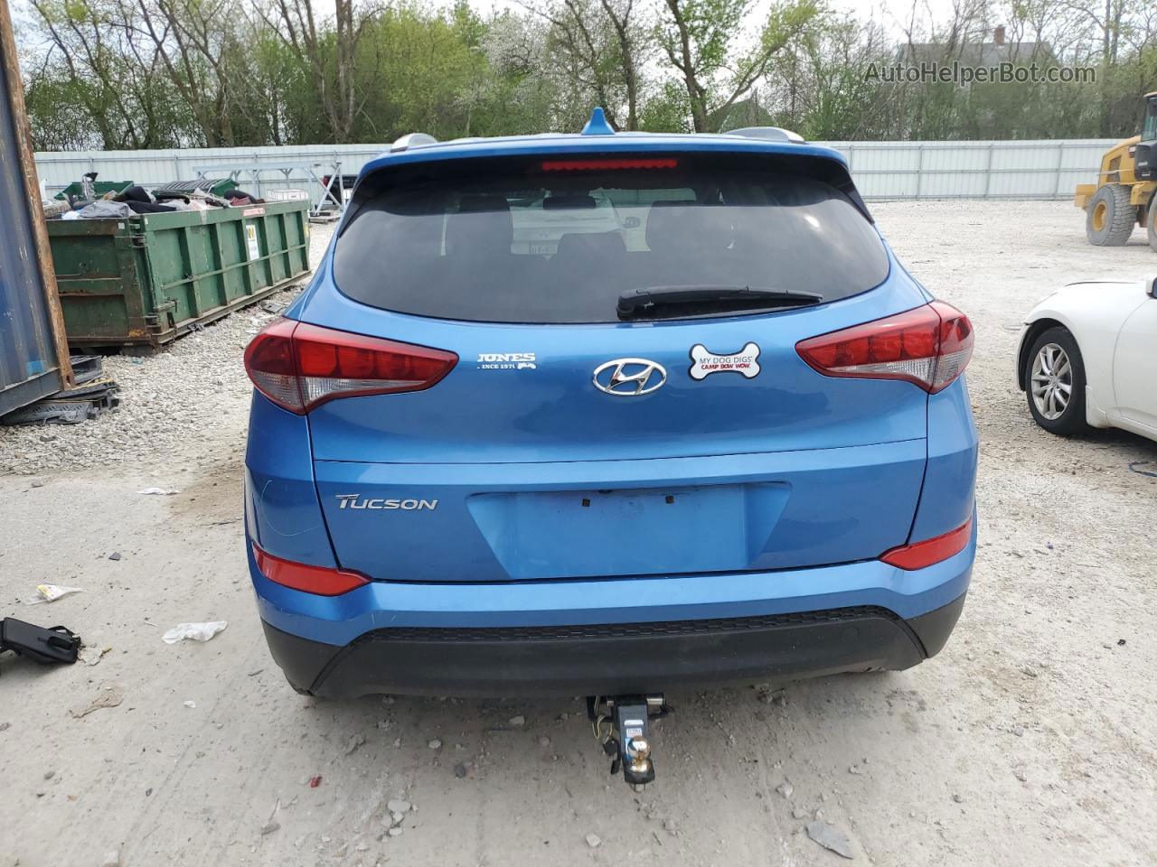 2018 Hyundai Tucson Sel Blue vin: KM8J33A4XJU628300