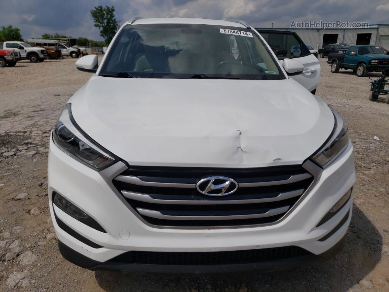 2018 Hyundai Tucson Sel Белый vin: KM8J33A4XJU634081