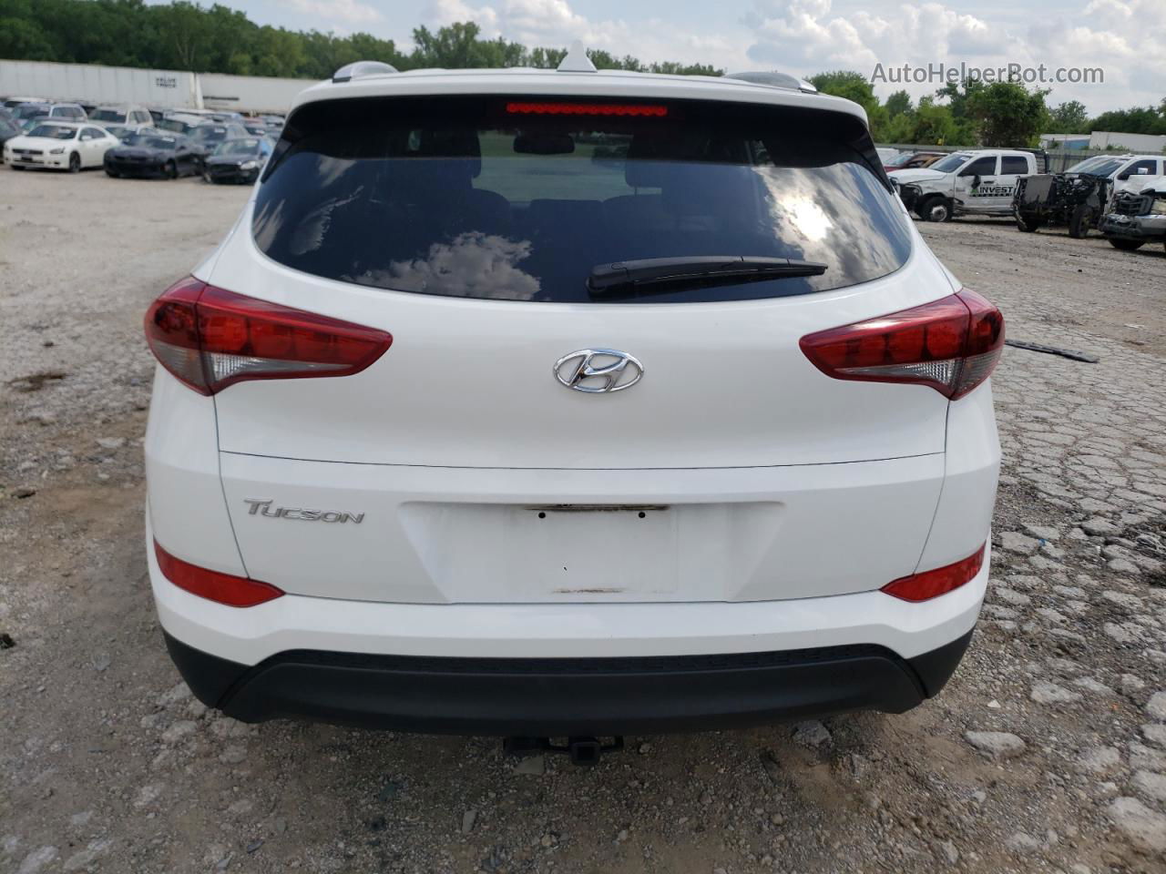 2018 Hyundai Tucson Sel Белый vin: KM8J33A4XJU634081