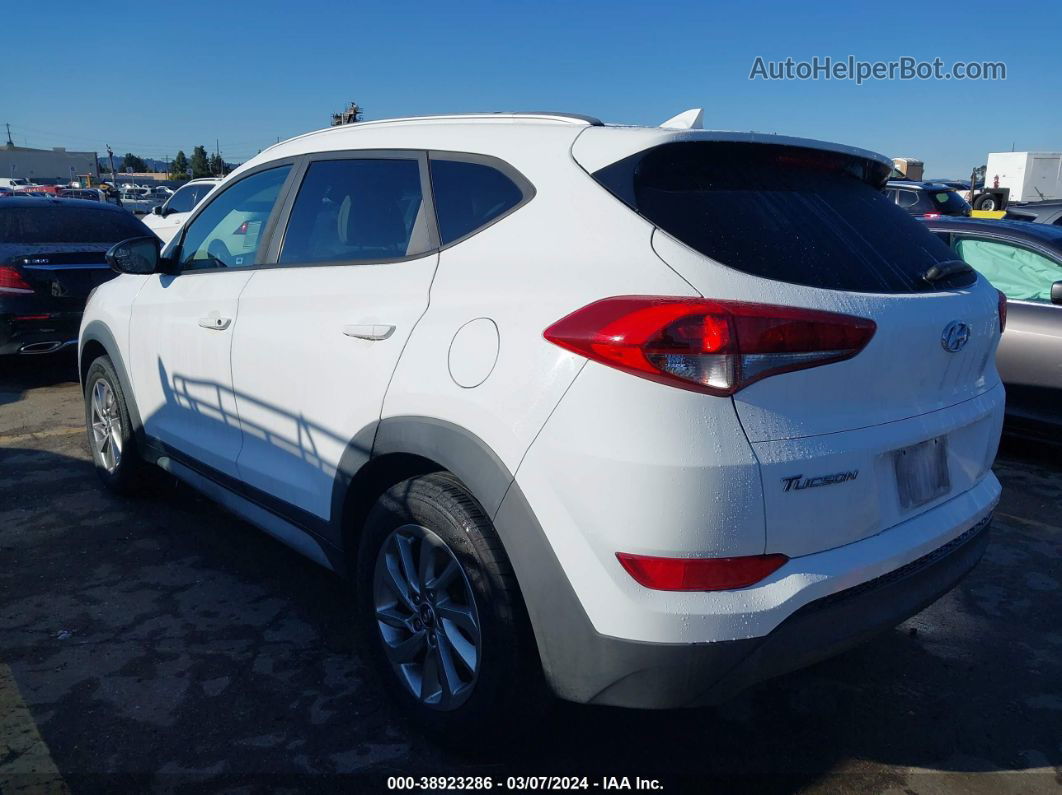 2018 Hyundai Tucson Sel White vin: KM8J33A4XJU670787