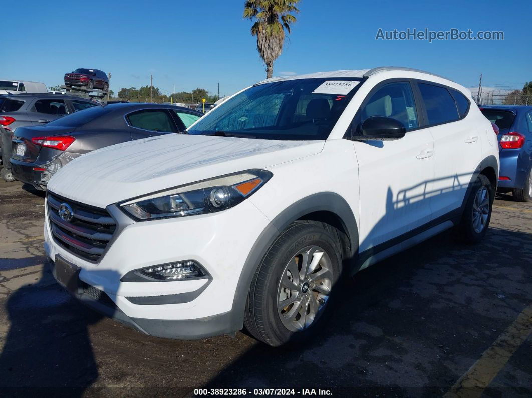 2018 Hyundai Tucson Sel White vin: KM8J33A4XJU670787