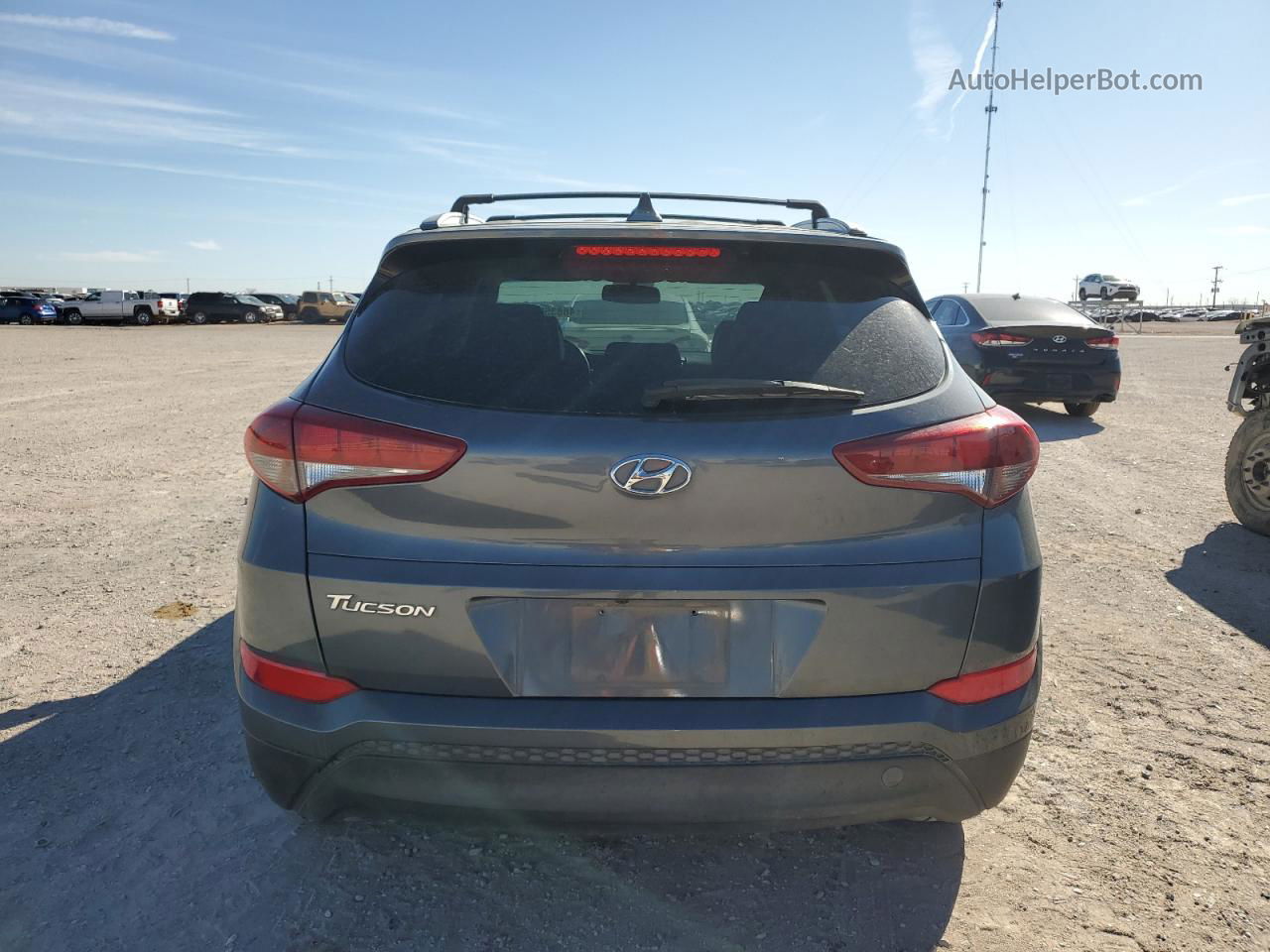 2018 Hyundai Tucson Sel Серый vin: KM8J33A4XJU675326