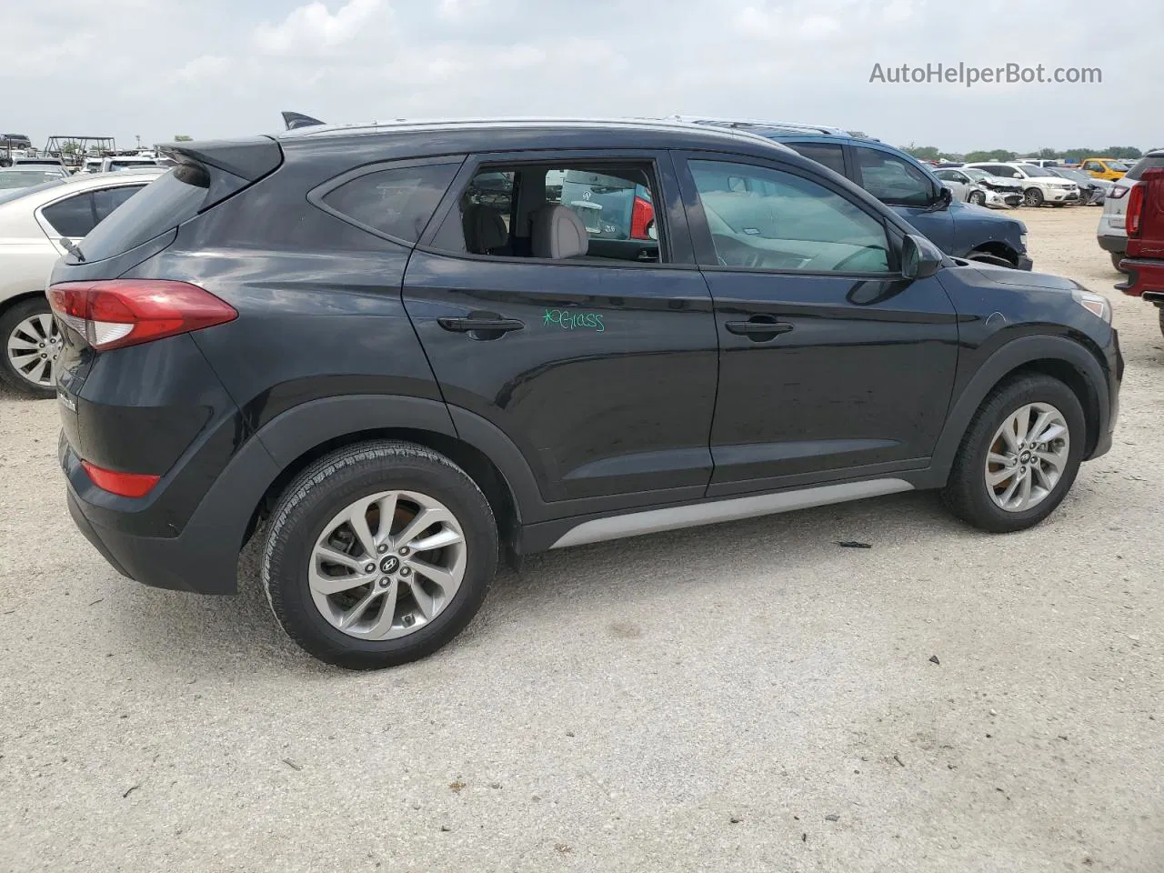 2018 Hyundai Tucson Sel Черный vin: KM8J33A4XJU707370