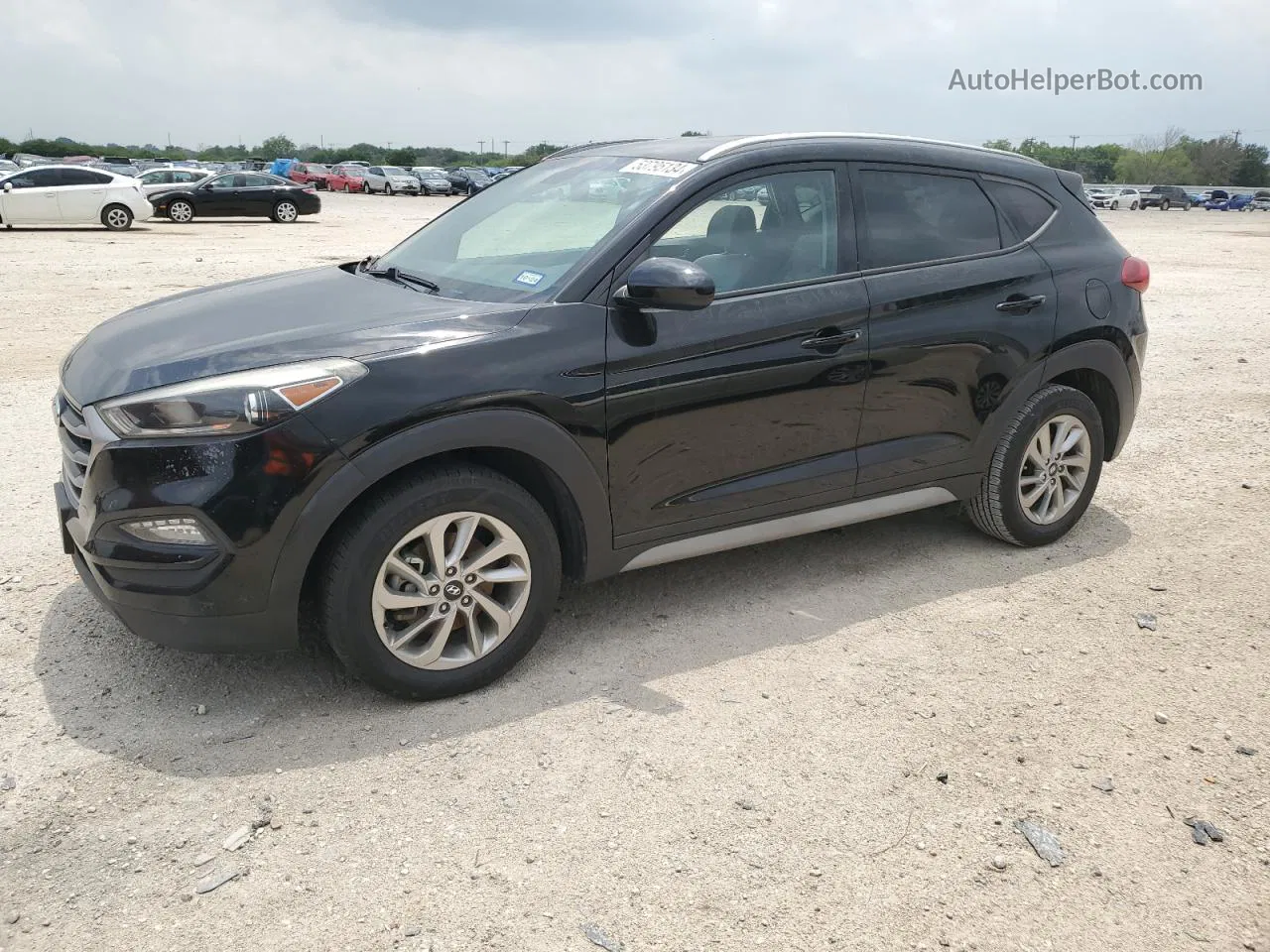 2018 Hyundai Tucson Sel Черный vin: KM8J33A4XJU707370