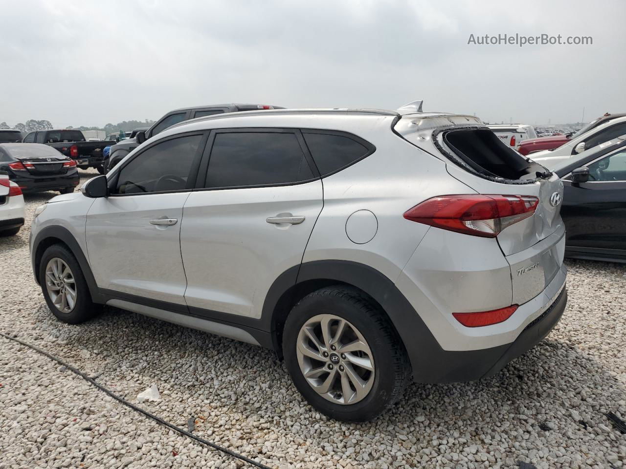 2018 Hyundai Tucson Sel Silver vin: KM8J33A4XJU712617