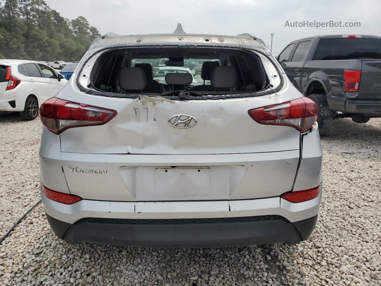 2018 Hyundai Tucson Sel Silver vin: KM8J33A4XJU712617