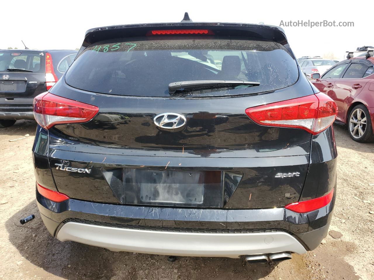 2018 Hyundai Tucson Sport Black vin: KM8J33AL1JU800723