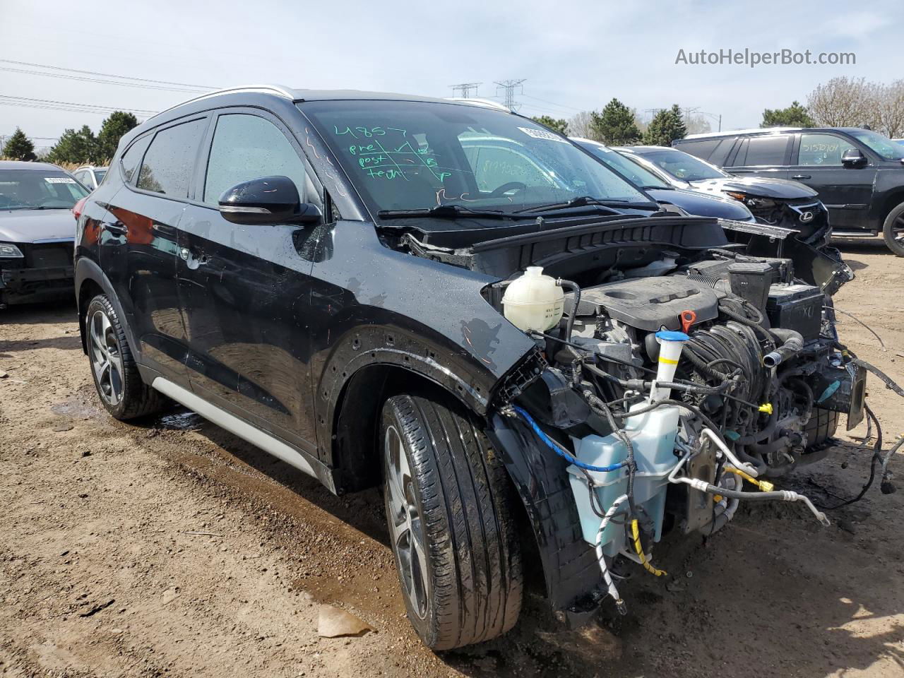 2018 Hyundai Tucson Sport Black vin: KM8J33AL1JU800723