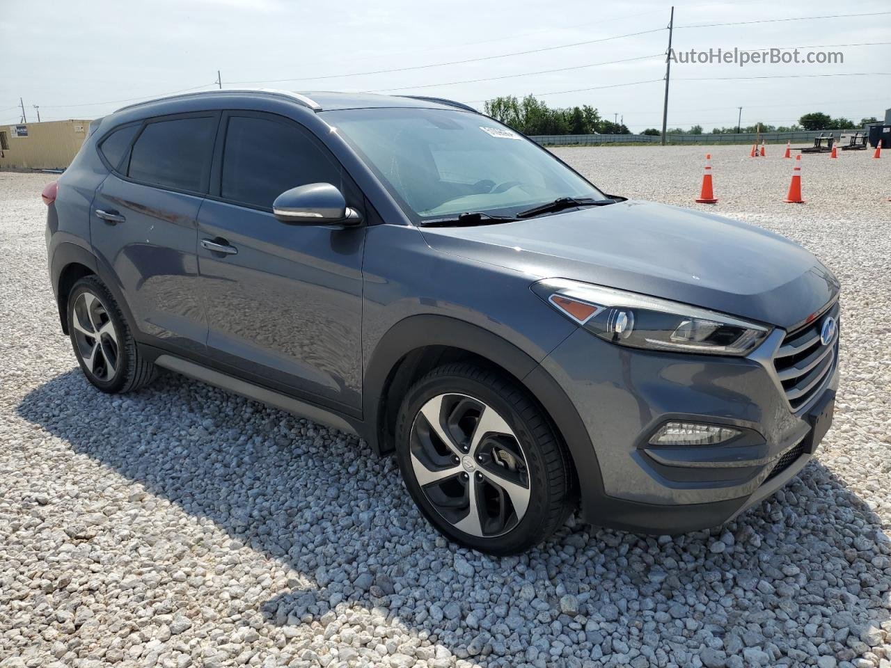 2018 Hyundai Tucson Sport Gray vin: KM8J33AL3JU803526