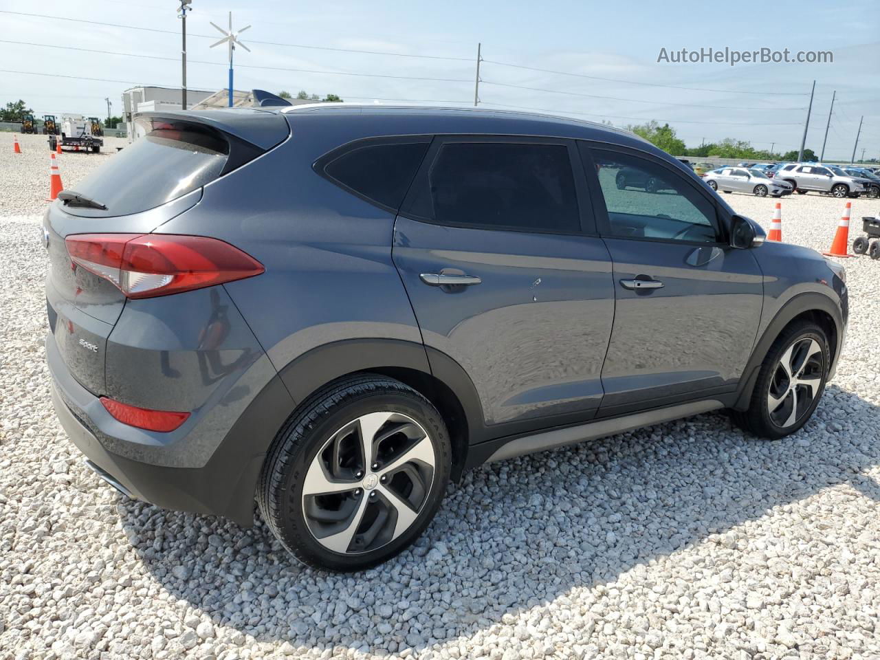 2018 Hyundai Tucson Sport Gray vin: KM8J33AL3JU803526