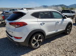 2016 Hyundai Tucson Limited White vin: KM8J3CA20GU077012