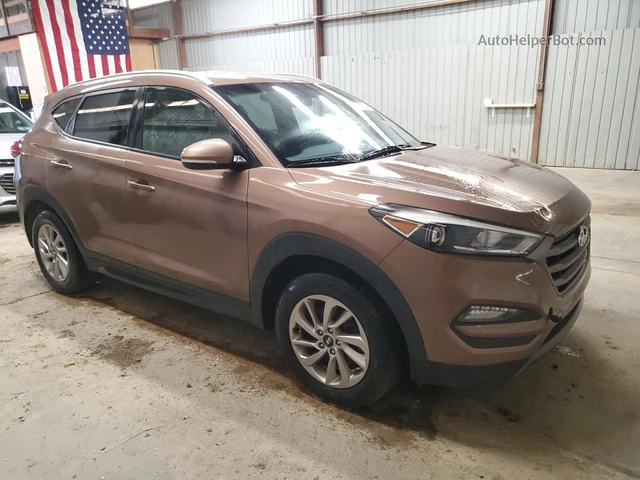 2016 Hyundai Tucson Limited Brown vin: KM8J3CA20GU096689