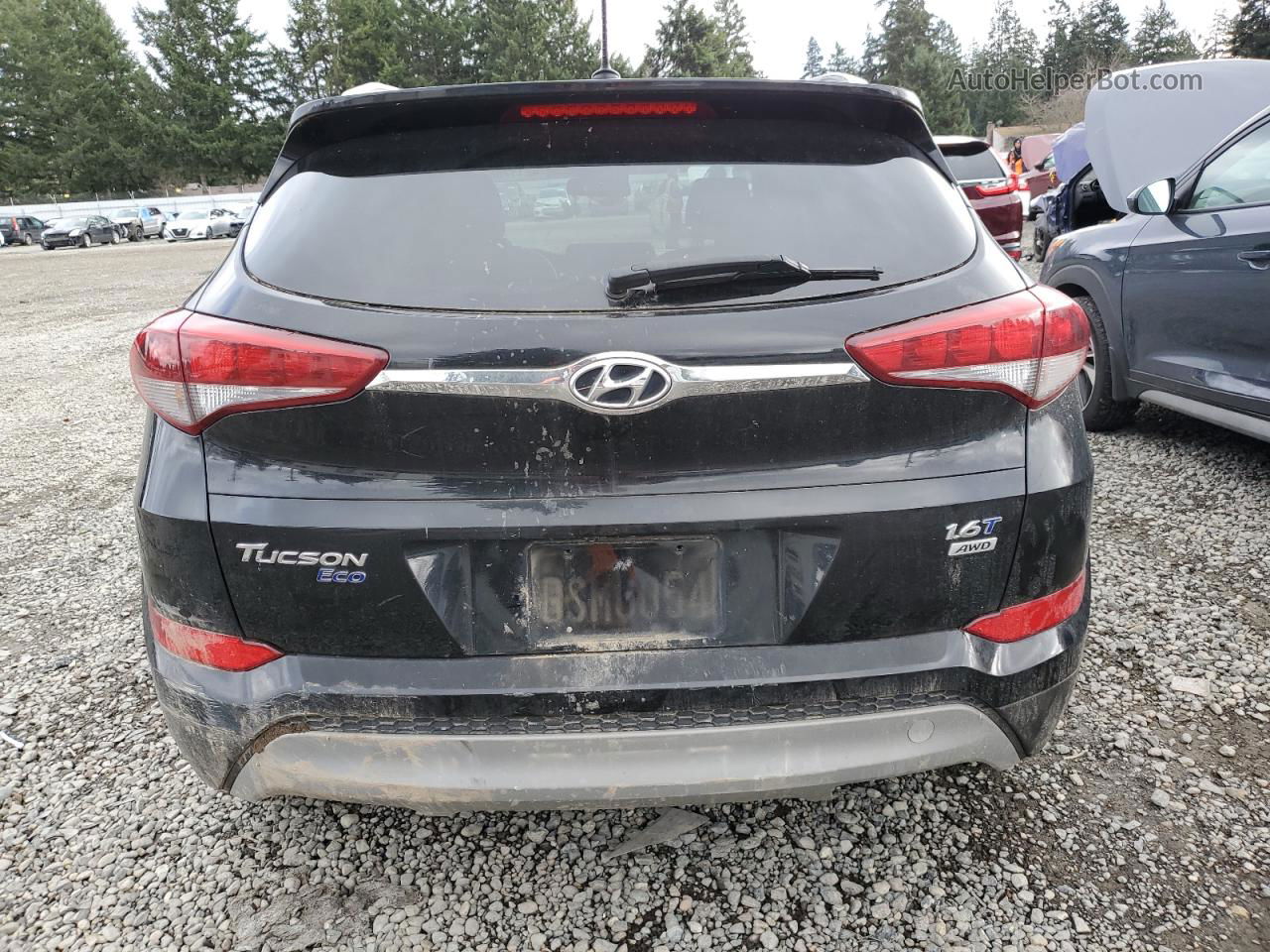 2017 Hyundai Tucson Limited Black vin: KM8J3CA20HU300568