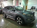 2017 Hyundai Tucson Limited Gray vin: KM8J3CA20HU329939