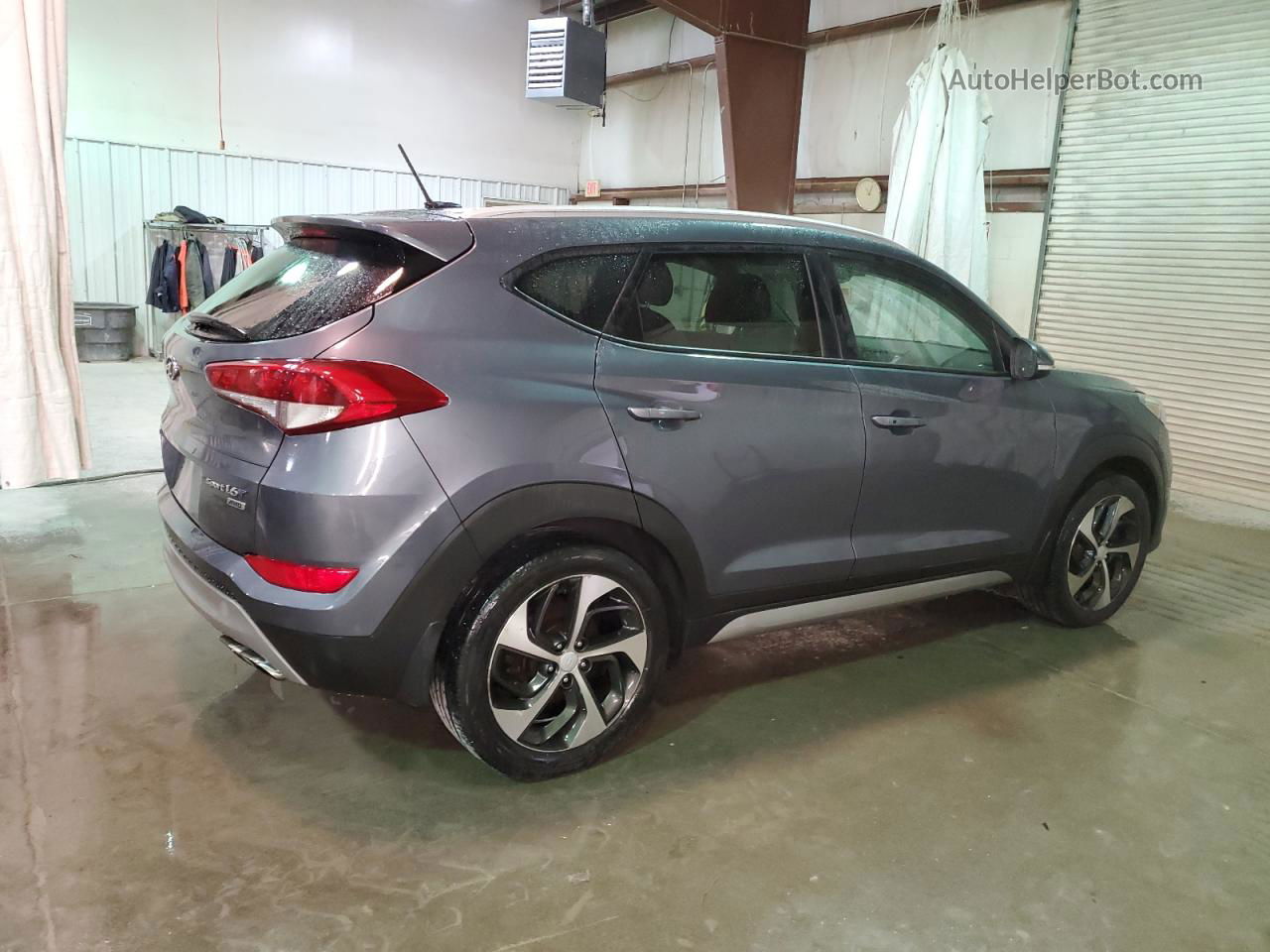 2017 Hyundai Tucson Limited Gray vin: KM8J3CA20HU329939