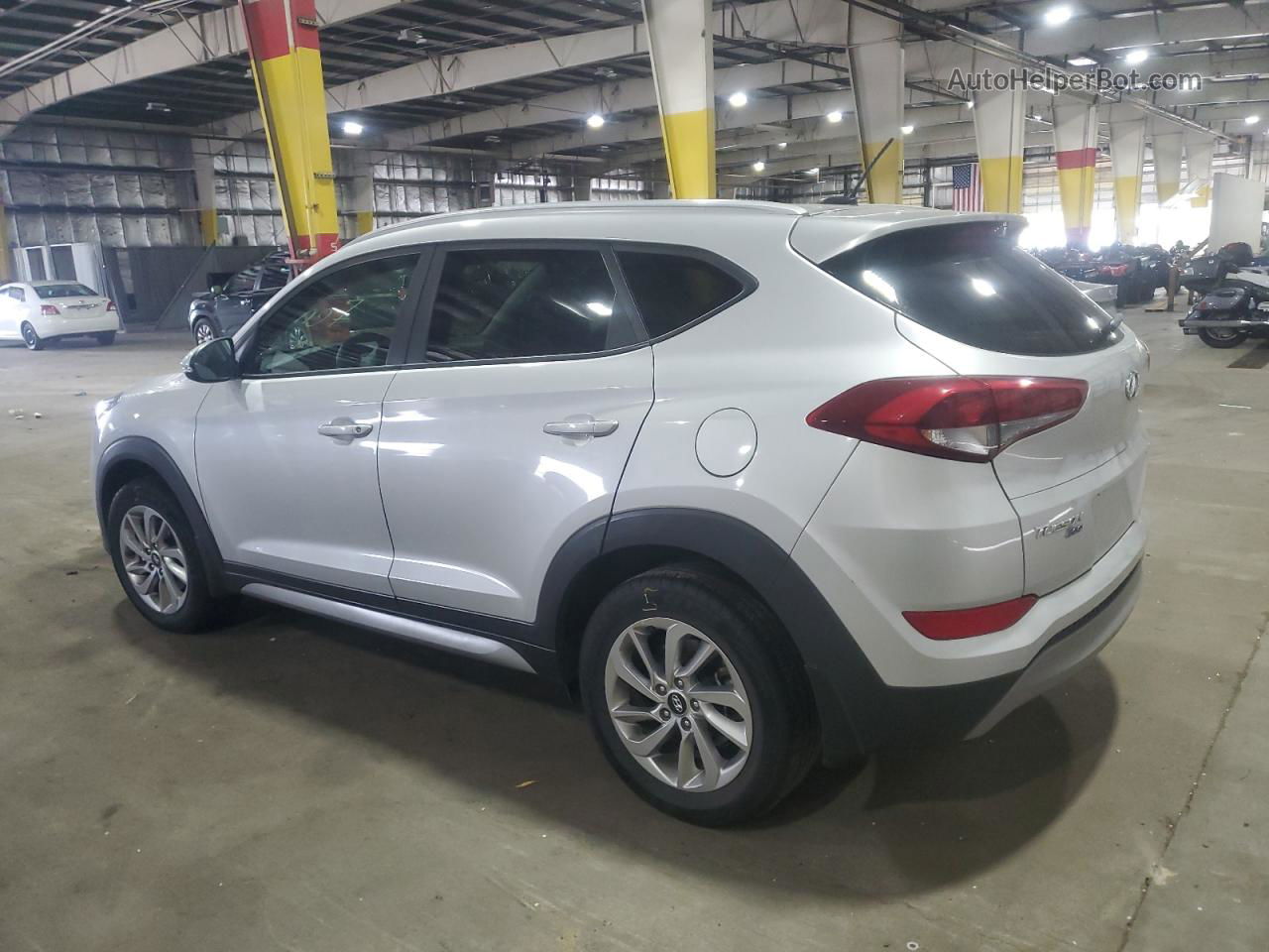 2017 Hyundai Tucson Limited Silver vin: KM8J3CA20HU337345