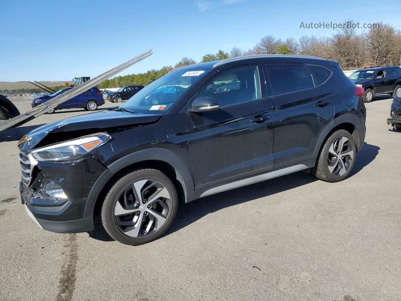 2017 Hyundai Tucson Limited Black vin: KM8J3CA20HU410987