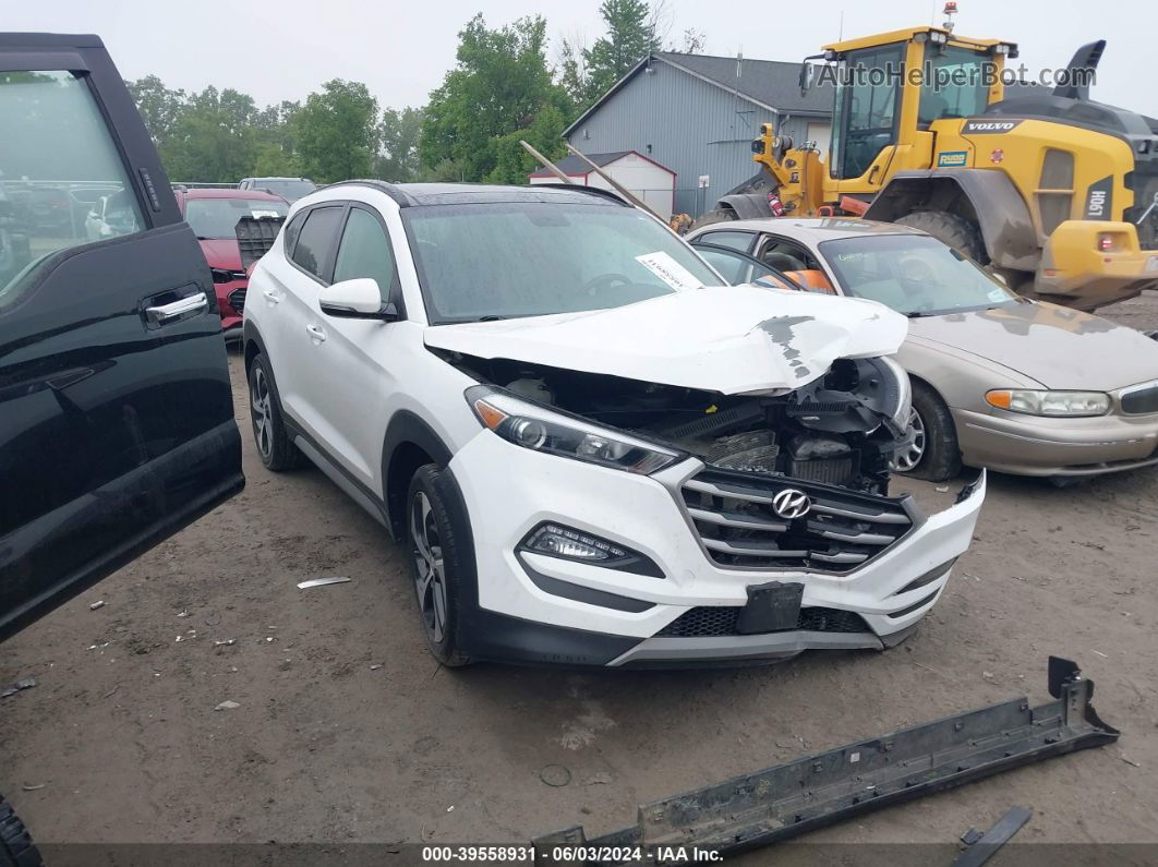 2018 Hyundai Tucson Value White vin: KM8J3CA20JU627350