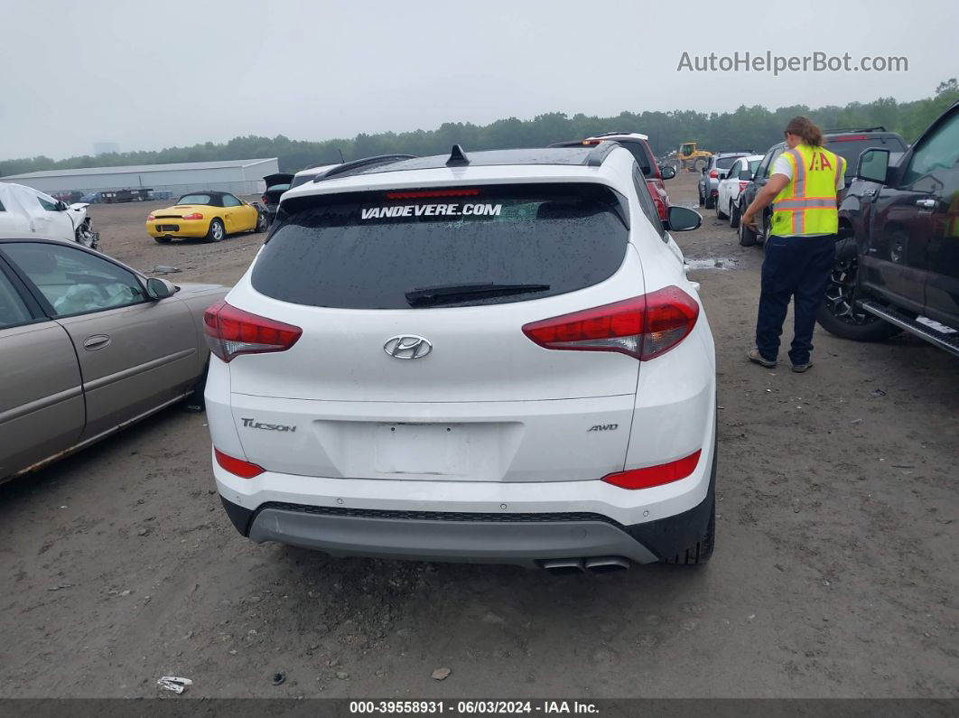 2018 Hyundai Tucson Value White vin: KM8J3CA20JU627350