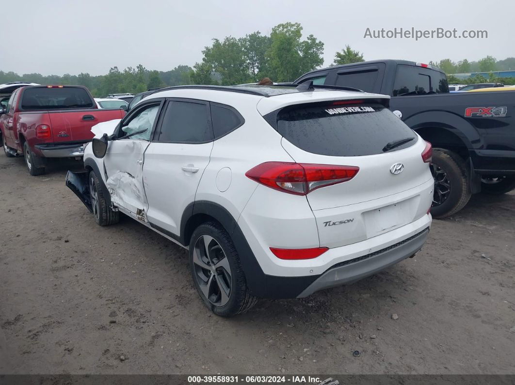 2018 Hyundai Tucson Value White vin: KM8J3CA20JU627350