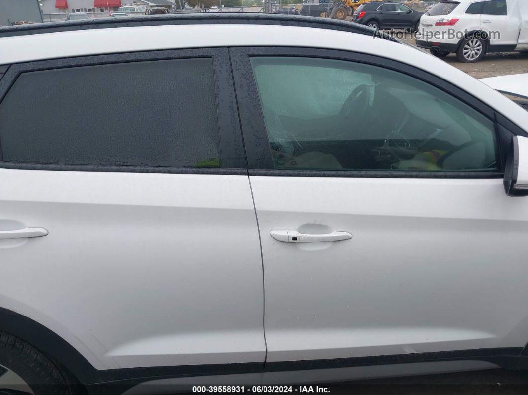 2018 Hyundai Tucson Value White vin: KM8J3CA20JU627350