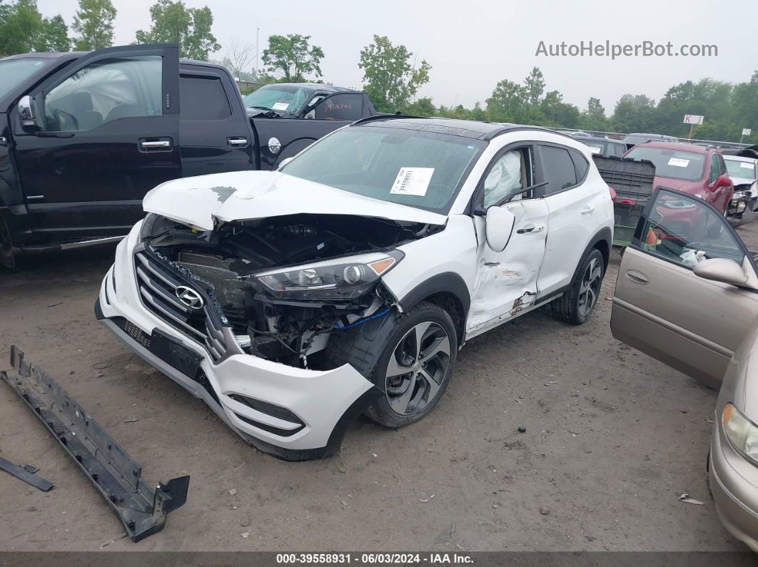 2018 Hyundai Tucson Value White vin: KM8J3CA20JU627350